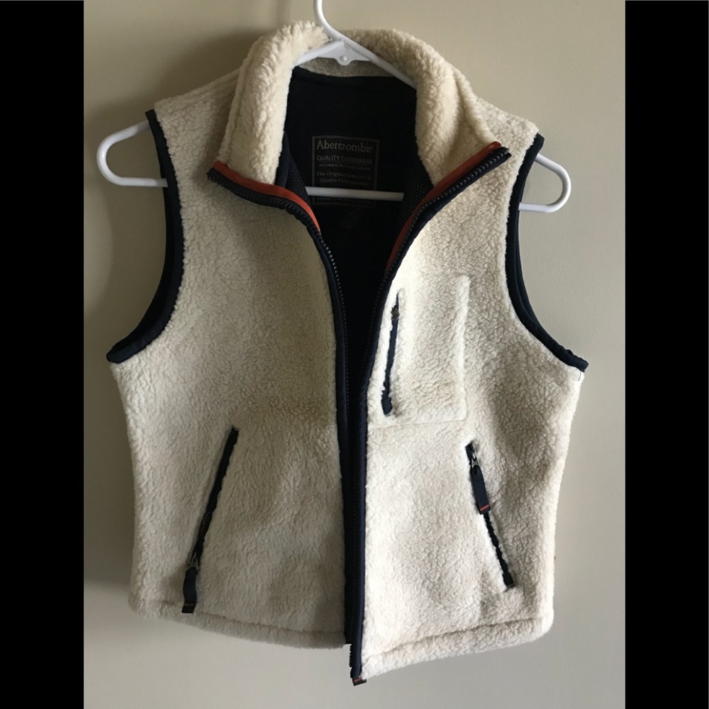 Faux wool vest